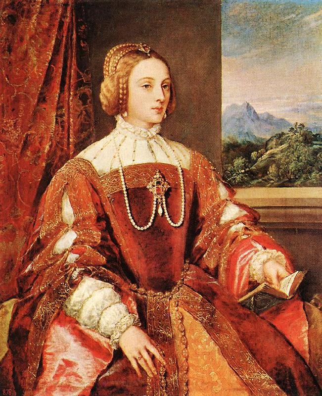 TIZIANO Vecellio Empress Isabel of Portugal r oil painting picture